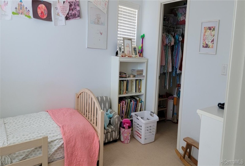 Bedroom #2 with Walk-In Closet